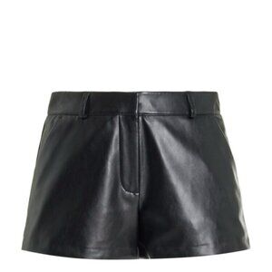 NWT The Frankie Shop Kate Faux Leather Shorts